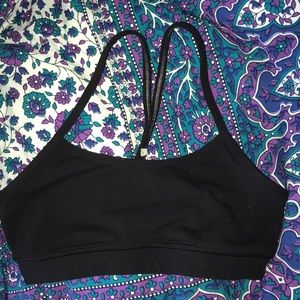 Black lulu lemon bra size 6